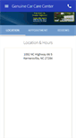 Mobile Screenshot of genuinecarcare.com